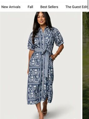 Baltic Born Karla Midi dress large NWT